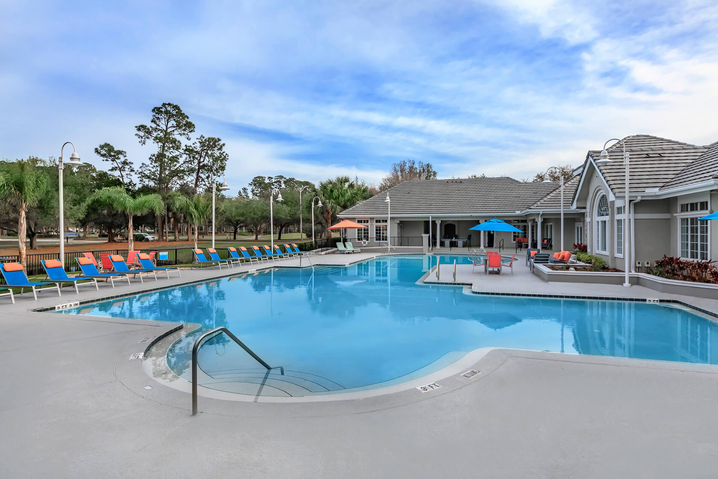 SHIMMERING SWIMMING POOL