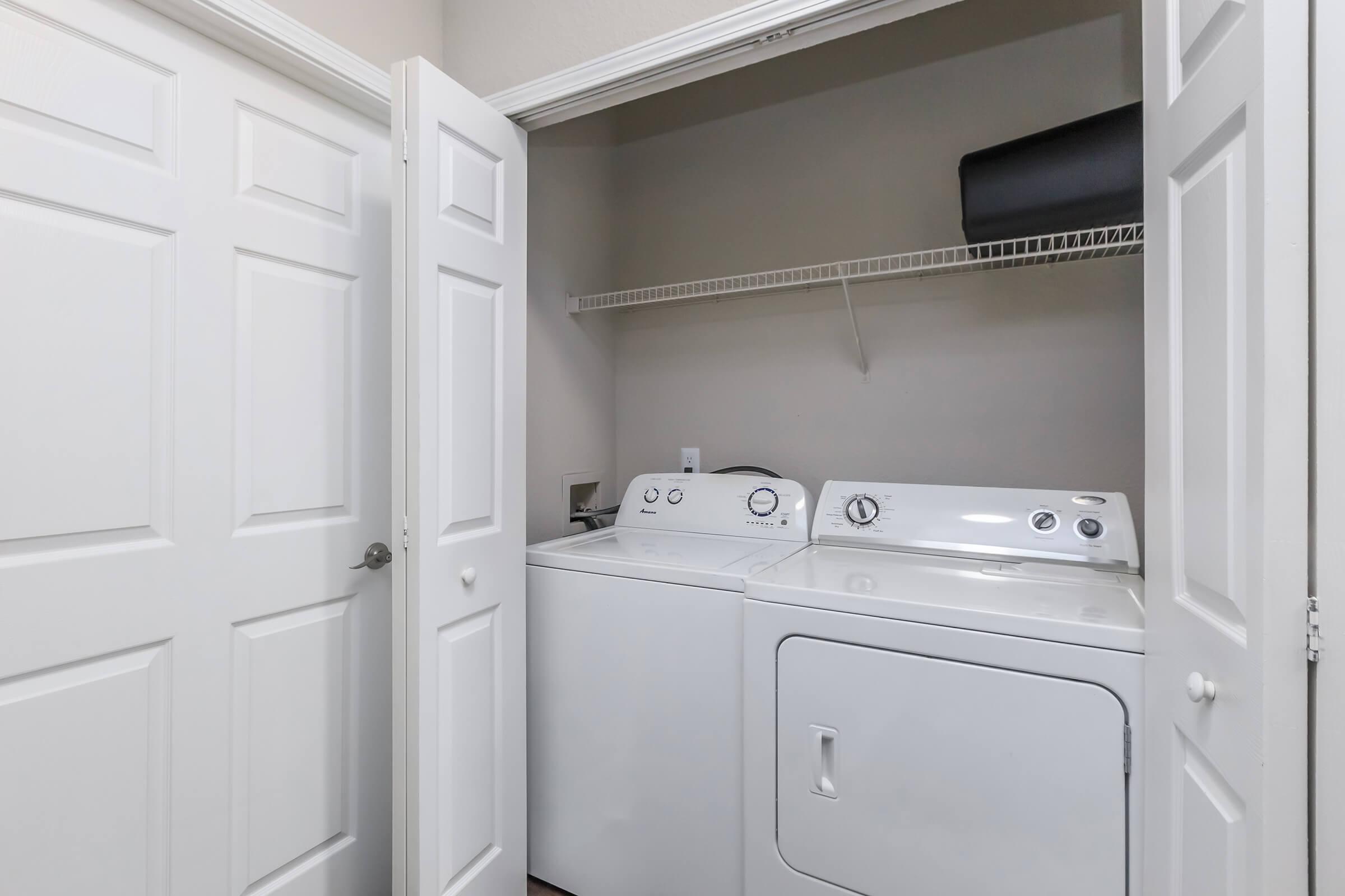 IN-HOME WASHER AND DRYER