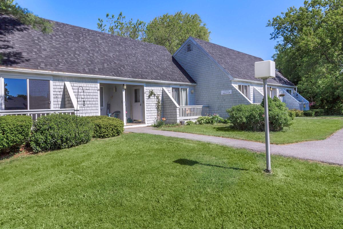 a large lawn in front of a house