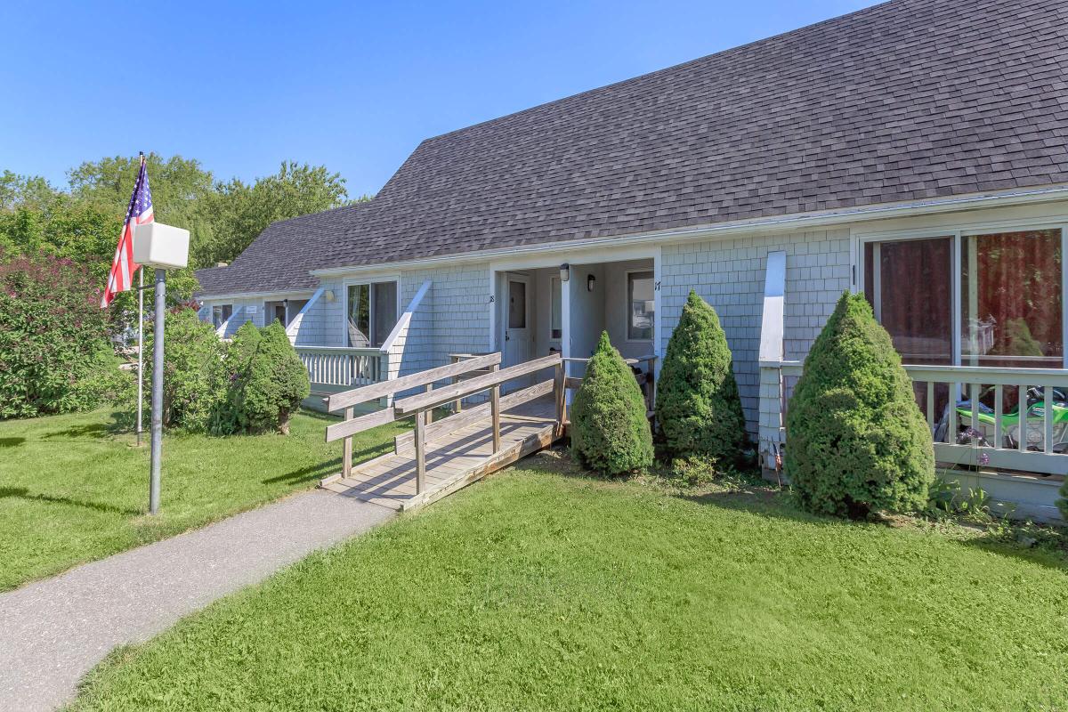 a large lawn in front of a house