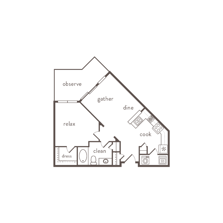 Floor plan image of A1