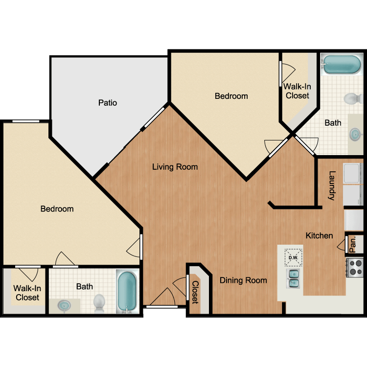 Floor plan image of B3