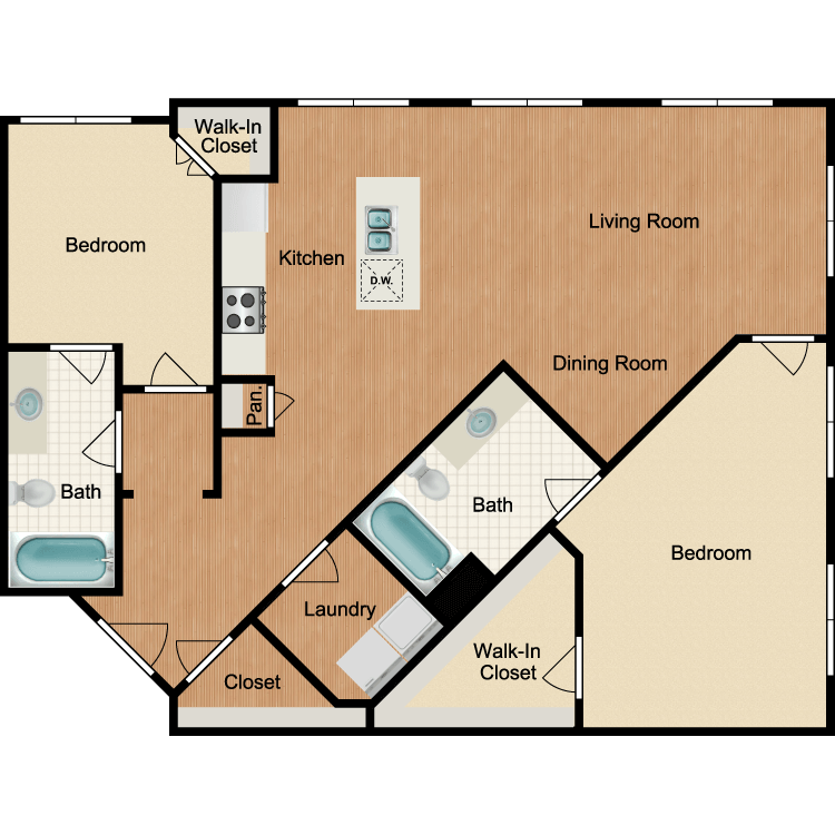 Floor plan image of B7