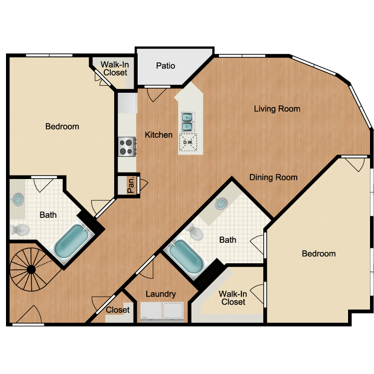 Floor plan image of B8