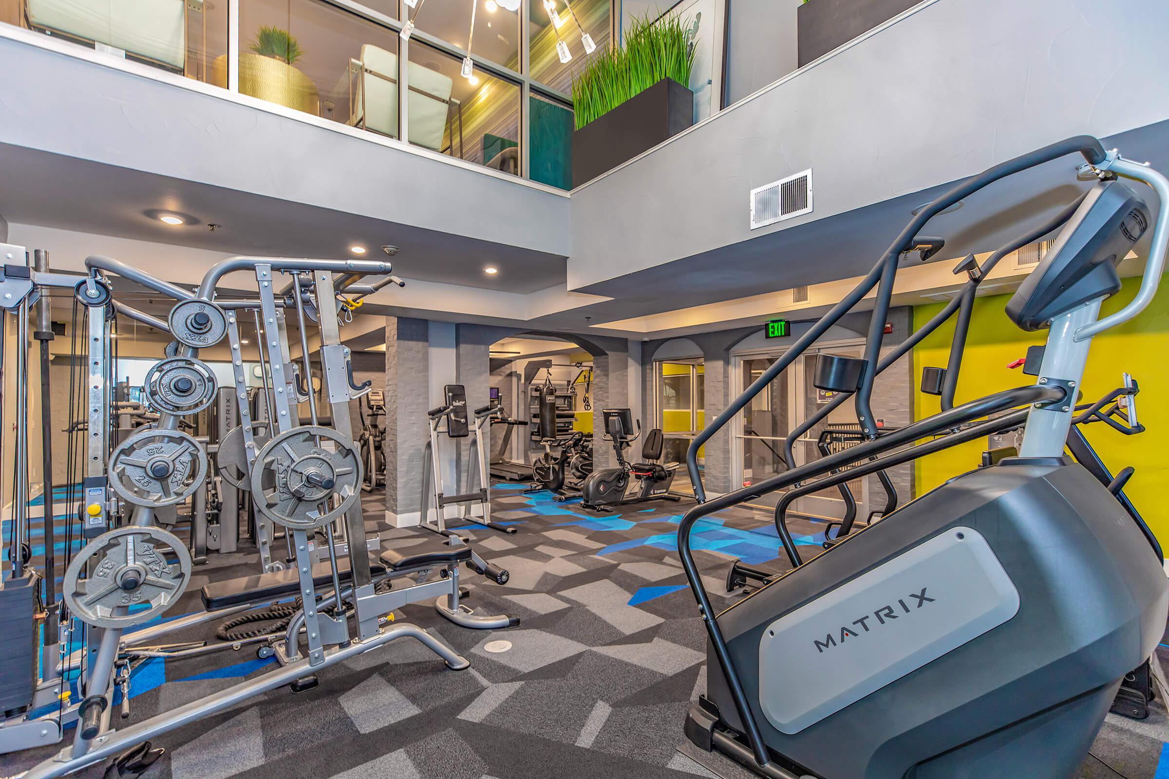 EXPANSIVE 24/7 FITNESS CENTER FOR OUR RESIDENTS TO ENJOY