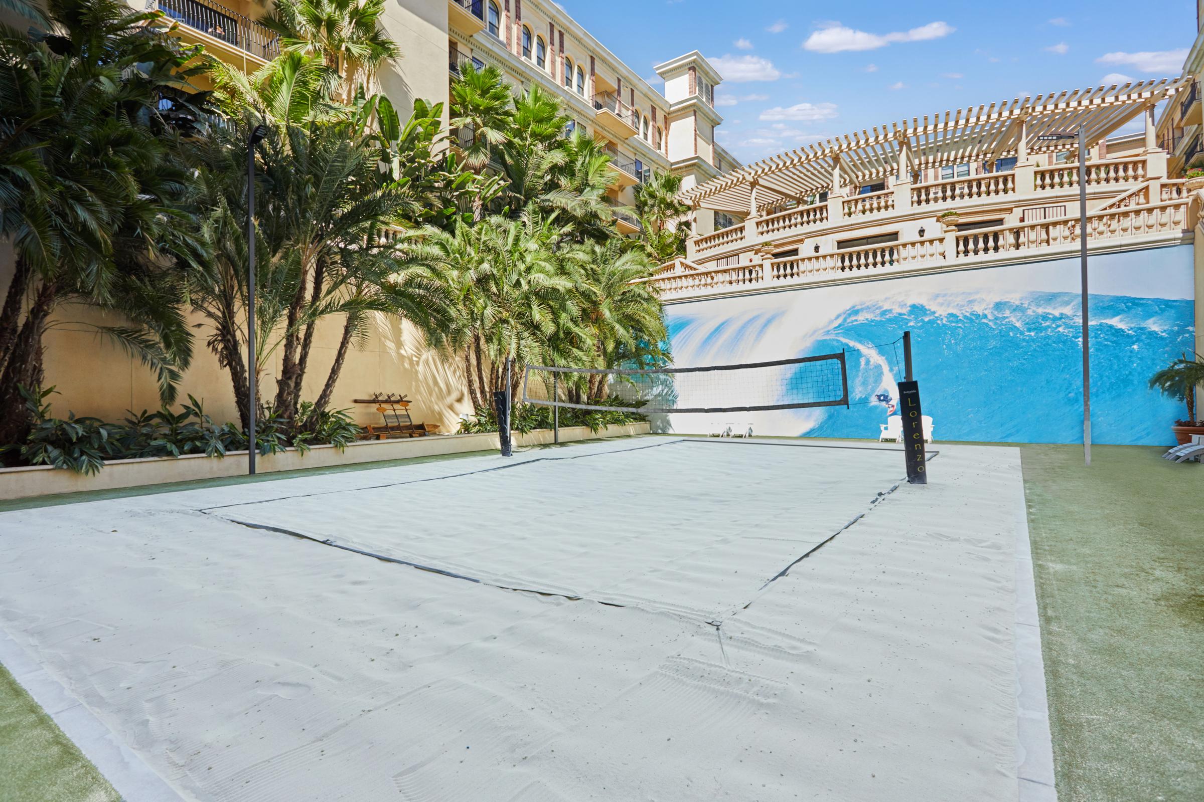 Marble Sand Volleyball Court