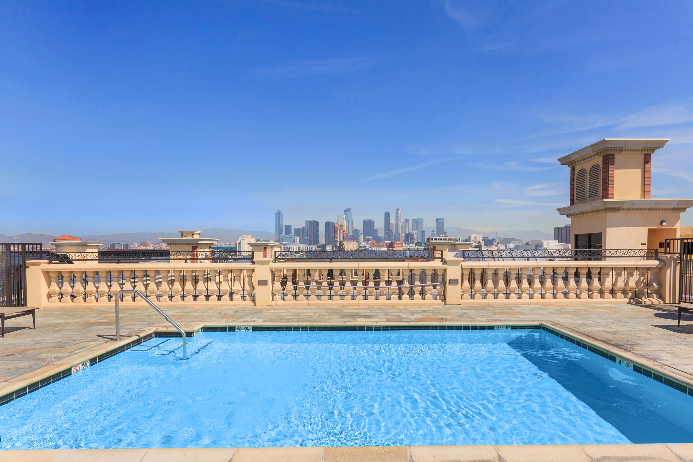 Rooftop Pool with Skyline Views