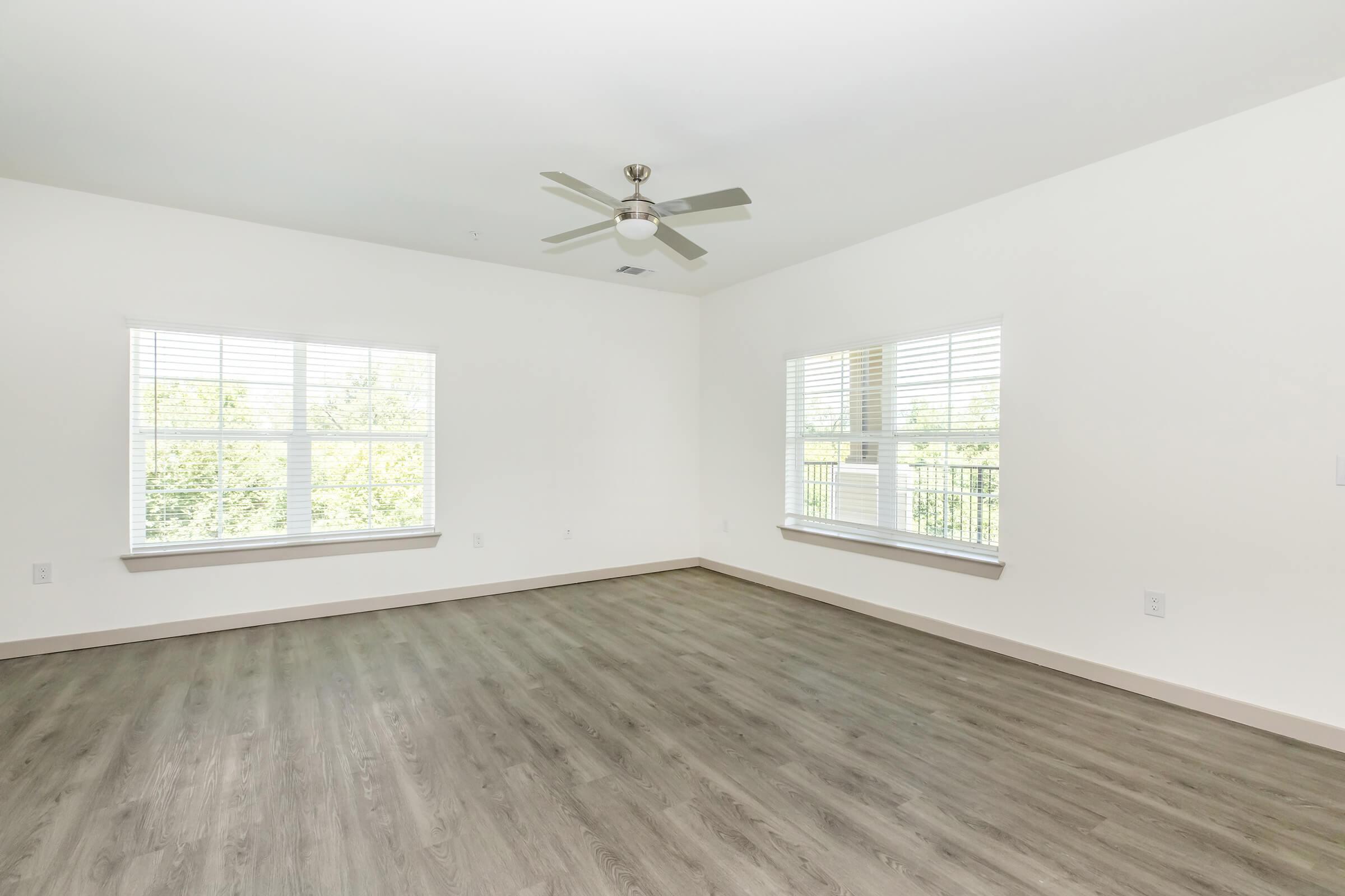 a room with a wooden floor