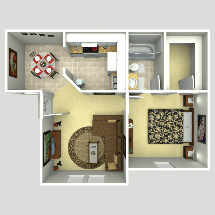 Floor plan image of 1A