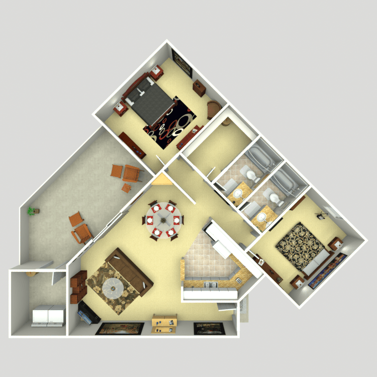 Floor plan image of 2C