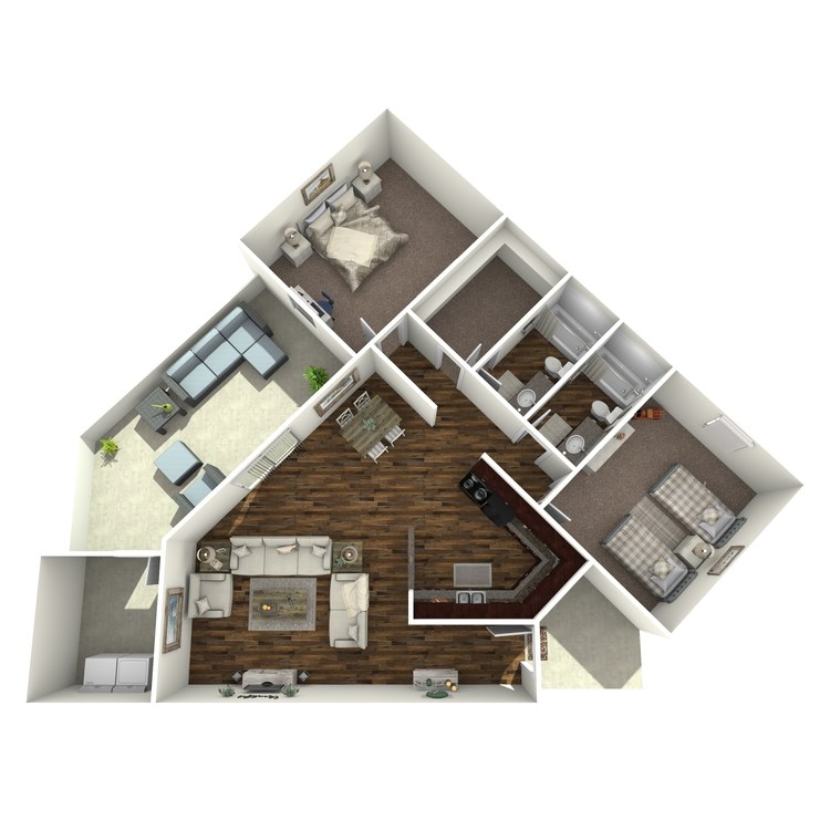 Floor plan image of 2C