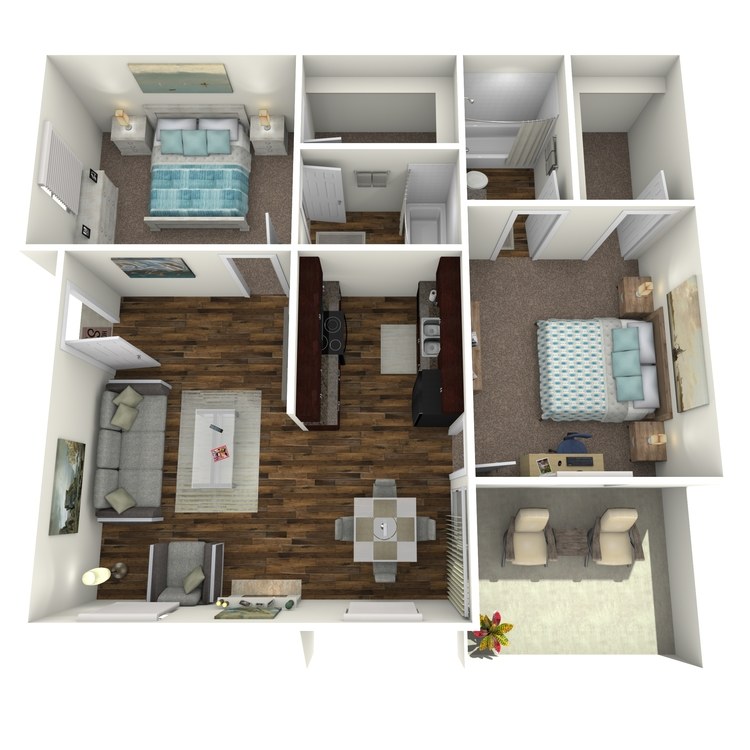Floor plan image of 2A
