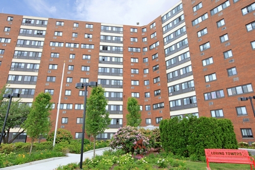 a large brick building