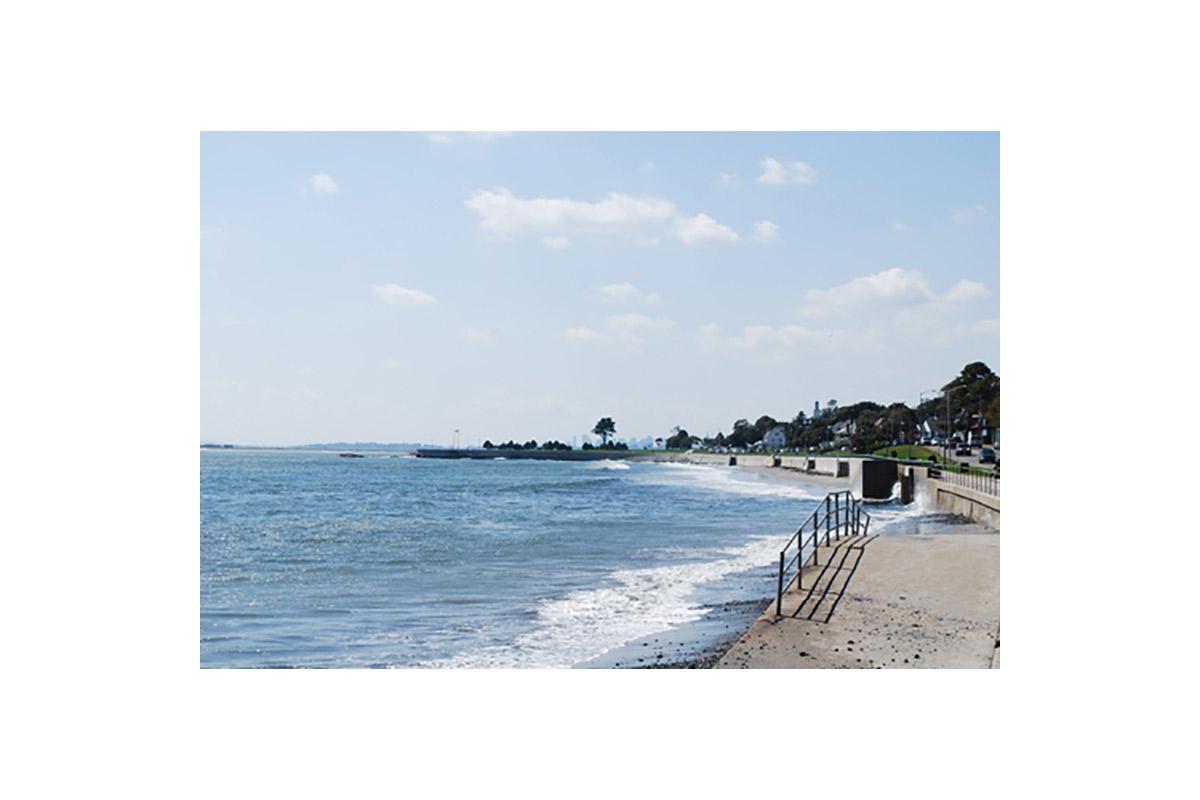 Beach with blue water