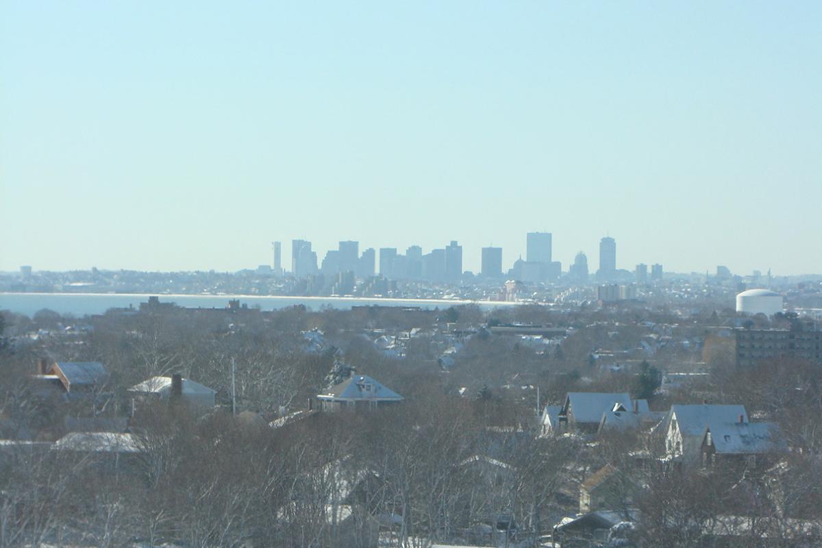 Loring Towers city skyline view