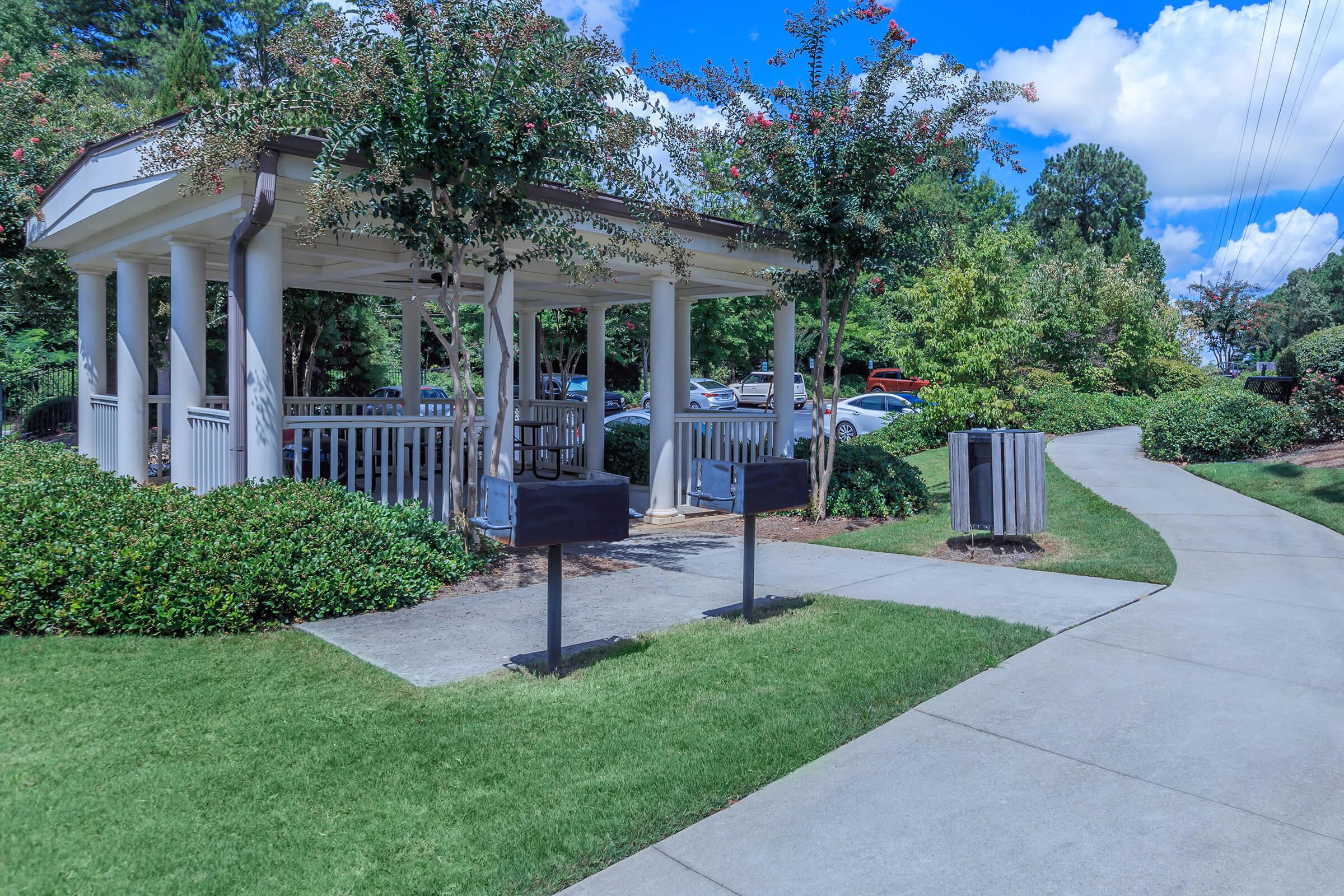 a large lawn in front of a house