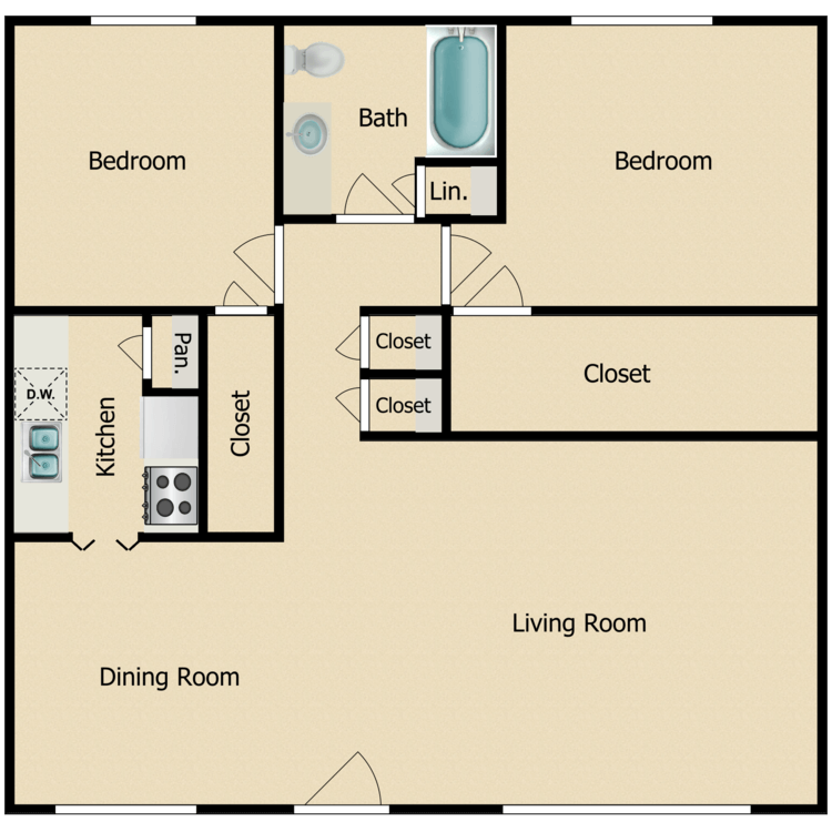 Floor plan image of B1
