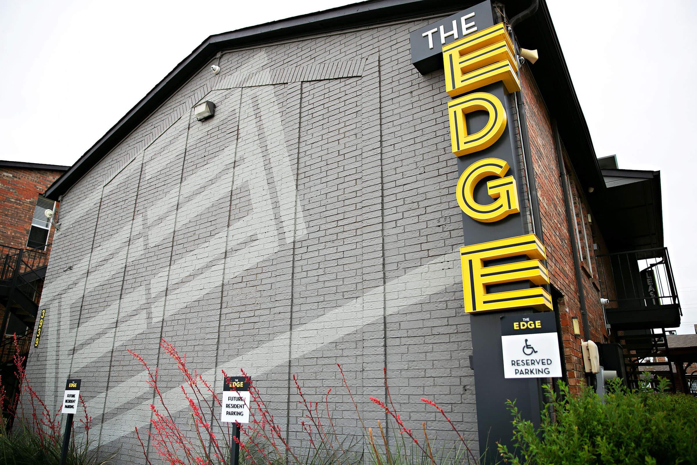 The Edge monument sign