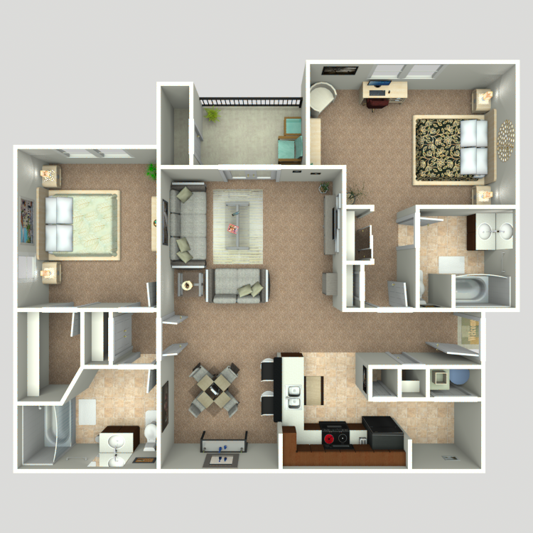 Floor plan image of The Riverside Deluxe