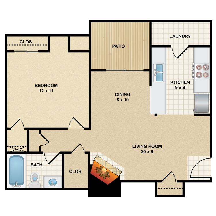 Floor plan image of A3 Longhorn