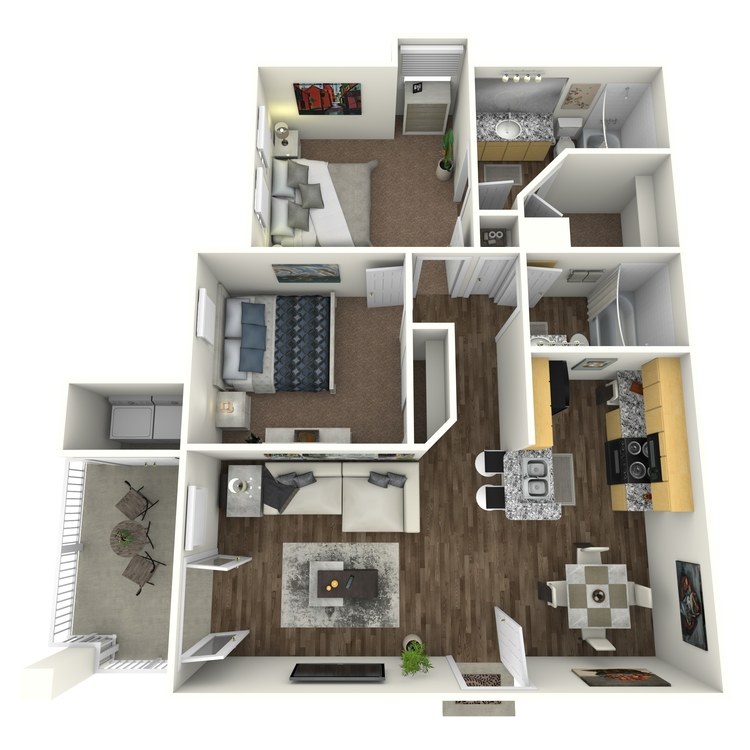 Floor plan image of B2-E