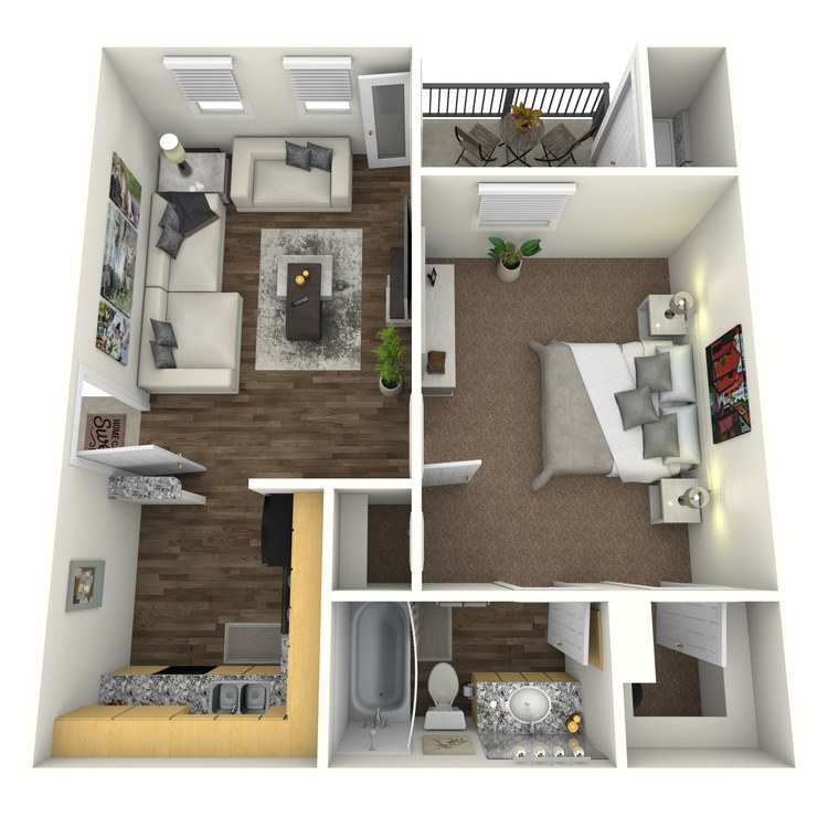 Floor plan image of A1-E