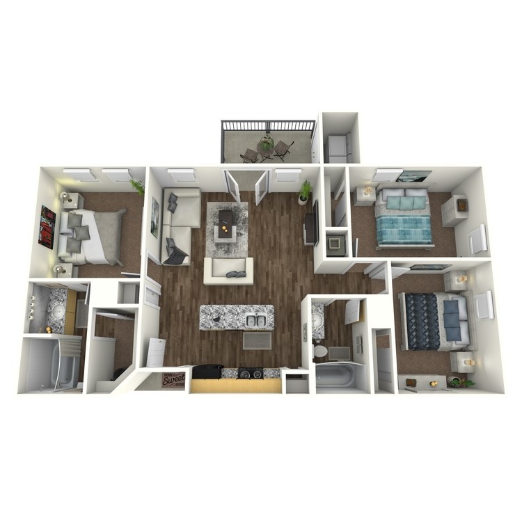 Floor plan image of C1