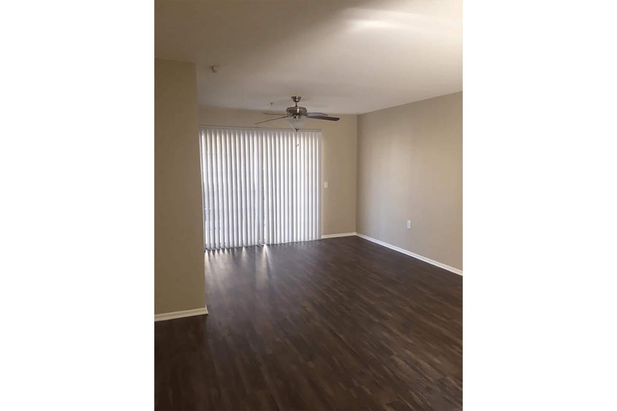 Living room with wooden floors