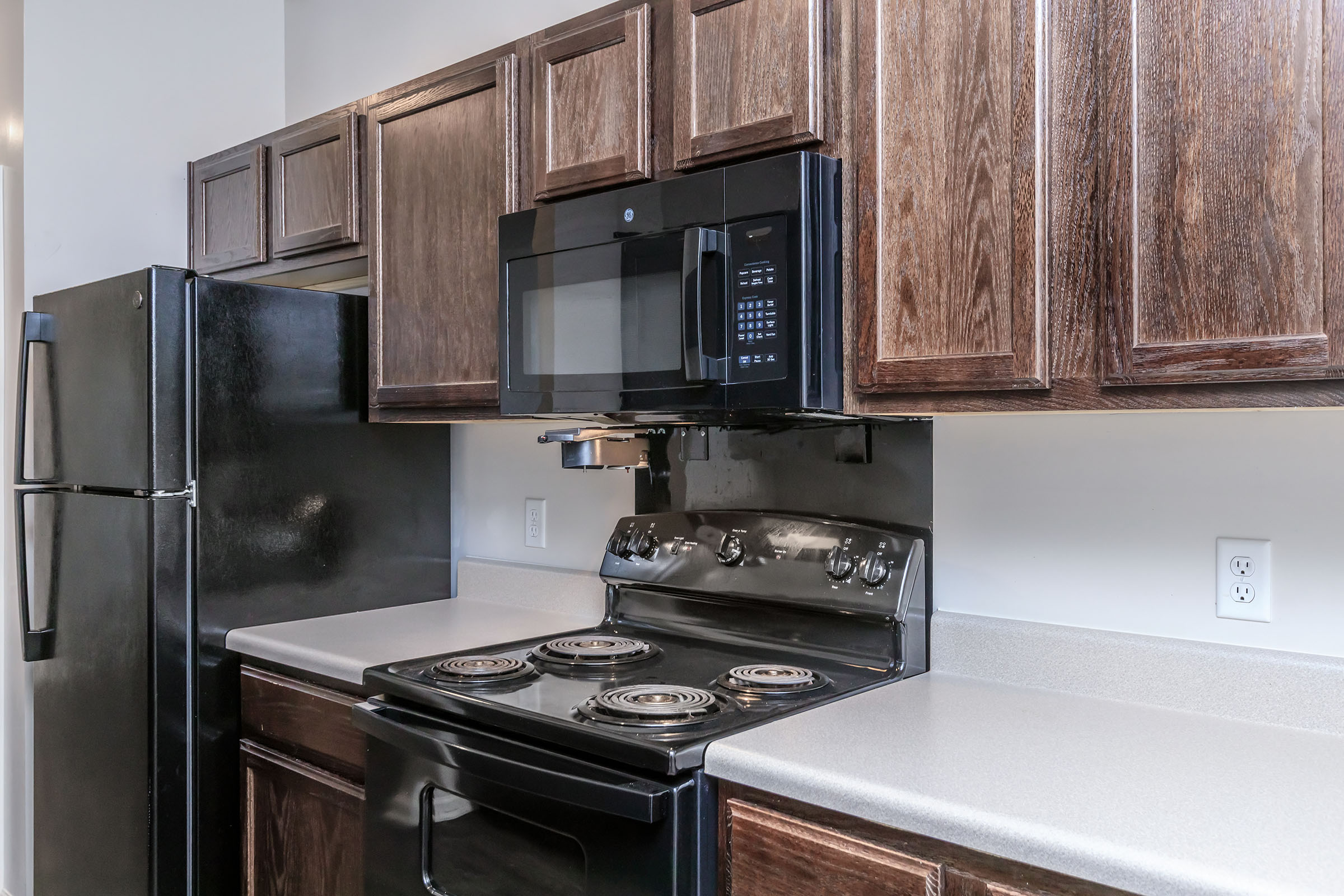 a kitchen with stainless steel appliances