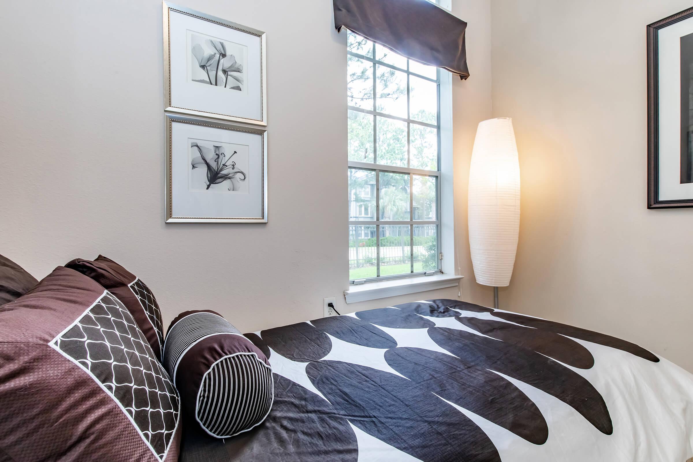 a person sitting on a bed