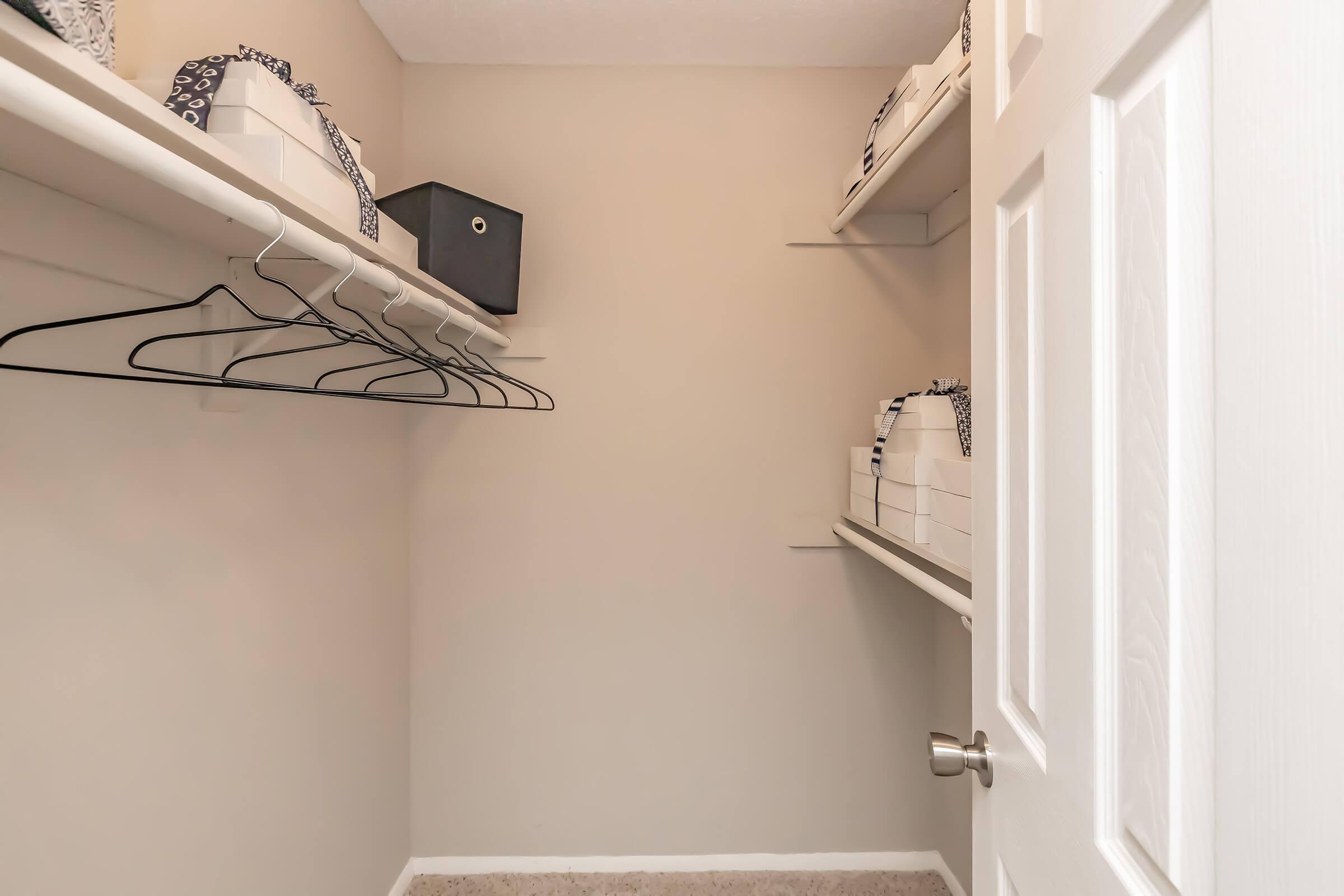 WALK-IN CLOSETS AVAILABLE