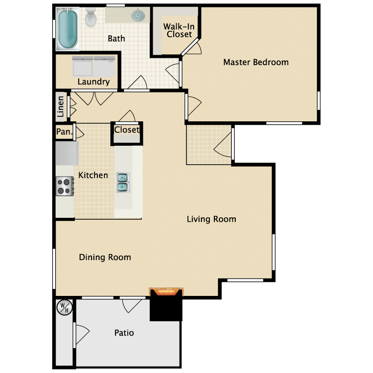 Floor plan image of Positano