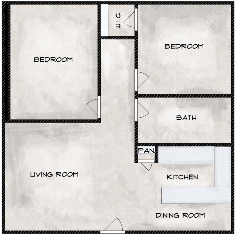 B1R floor plan image