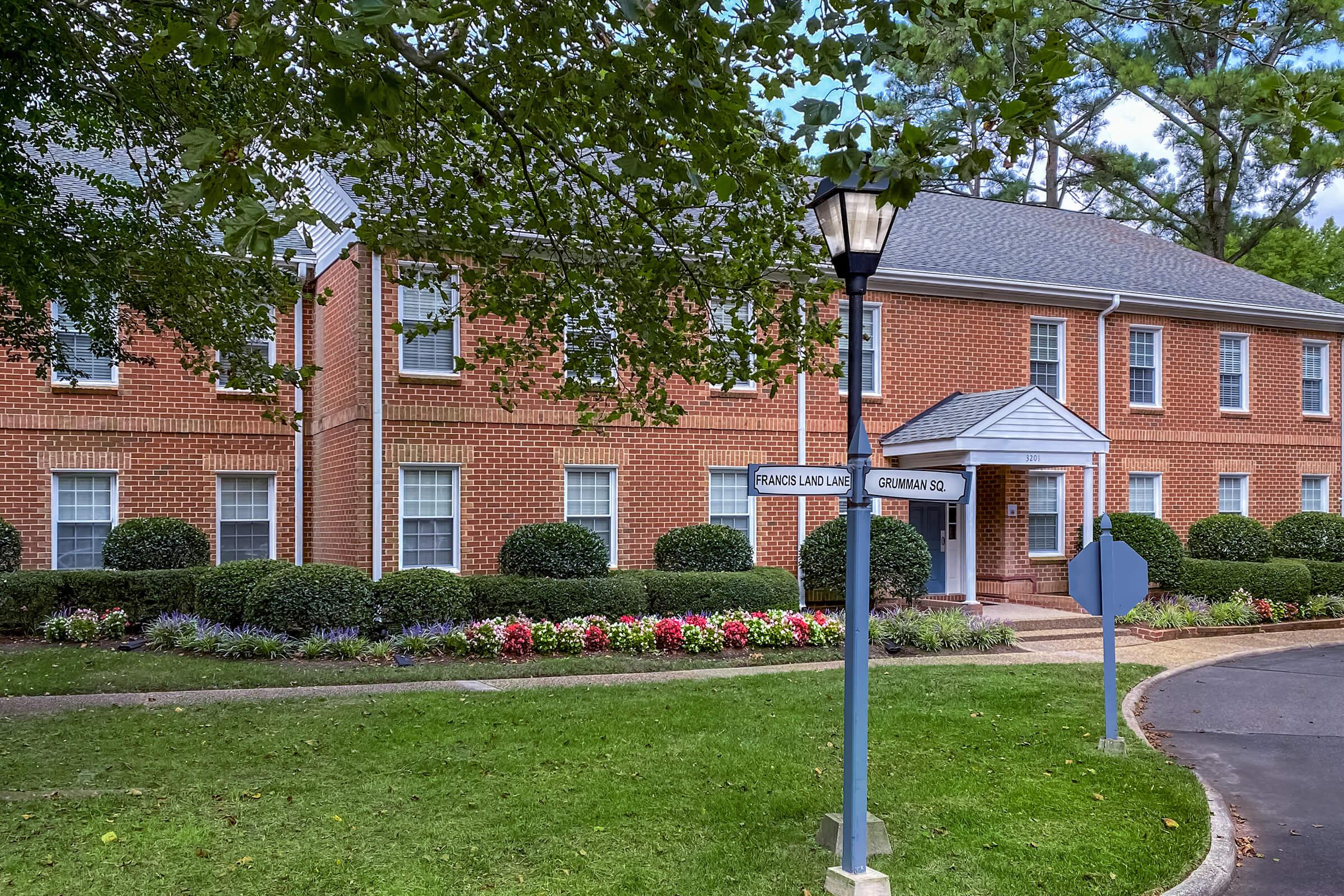 a large lawn in front of a house