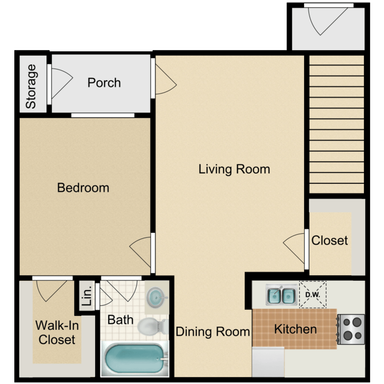 Floor plan image of A