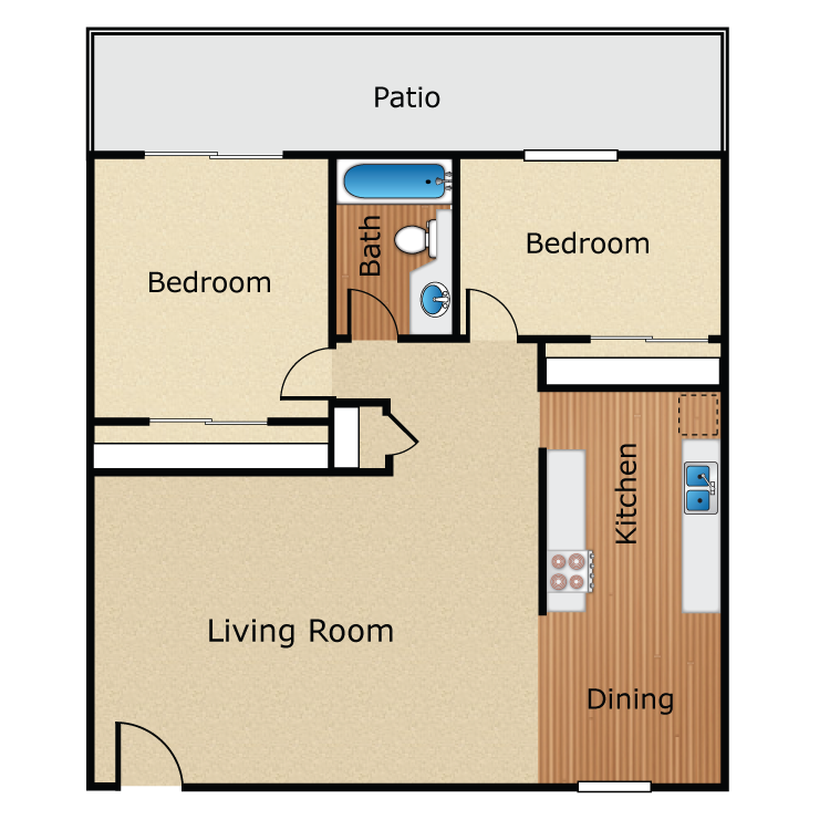 Floor plan image of Plan B