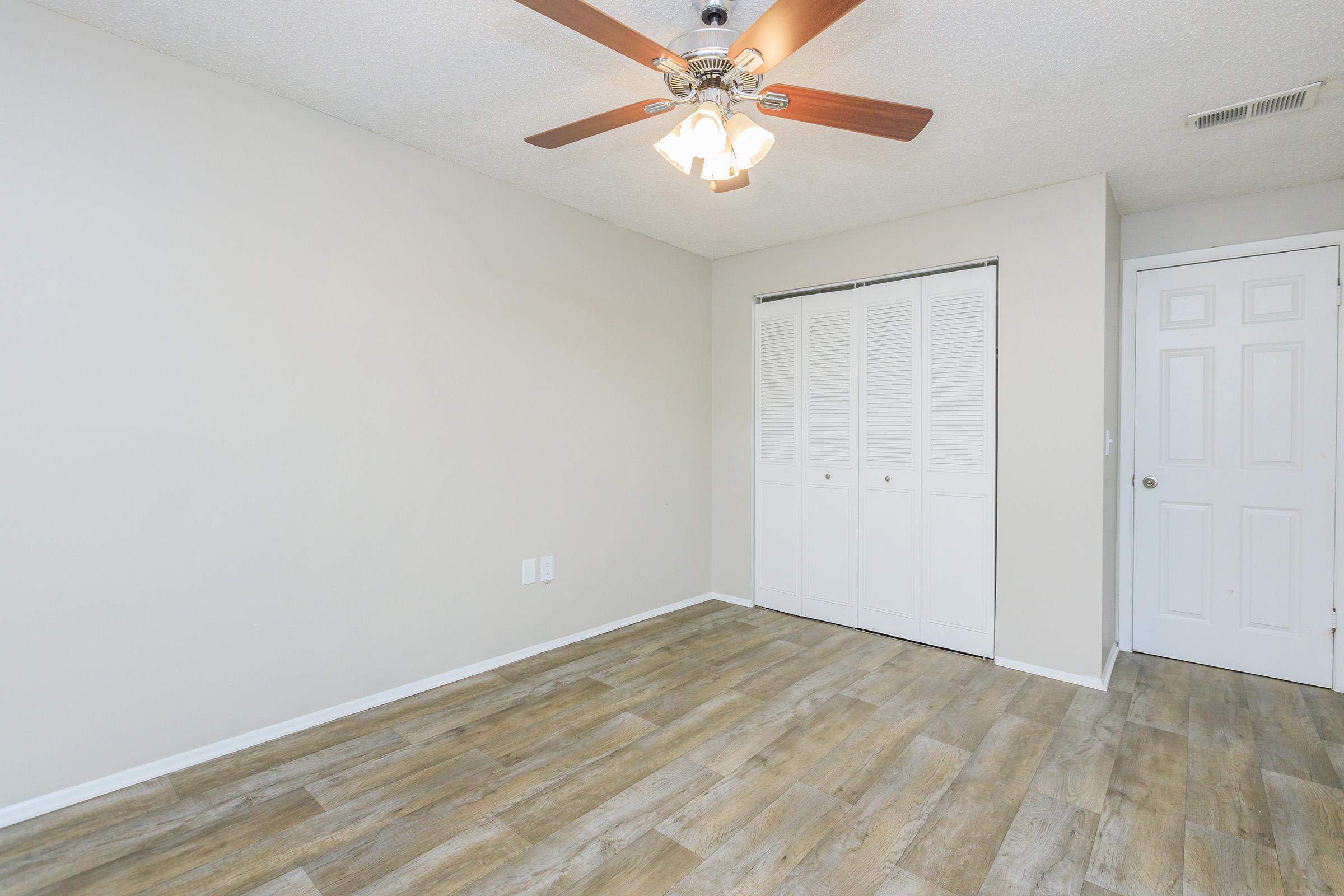 a room with a wooden floor