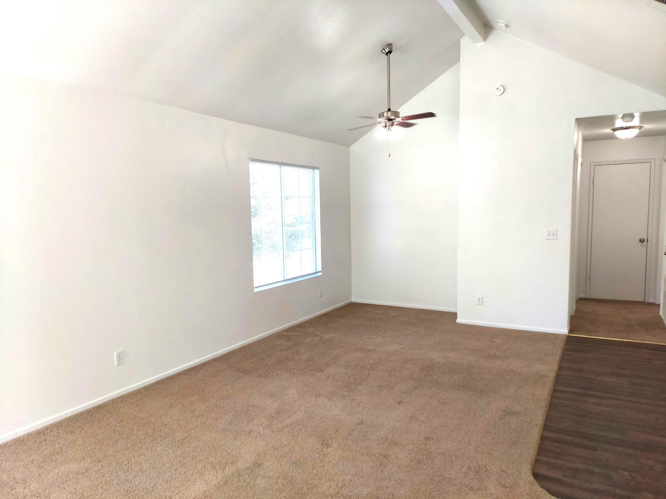 a room with a wooden floor