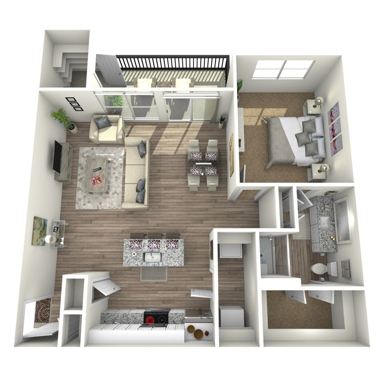 Floor plan image of Hickory