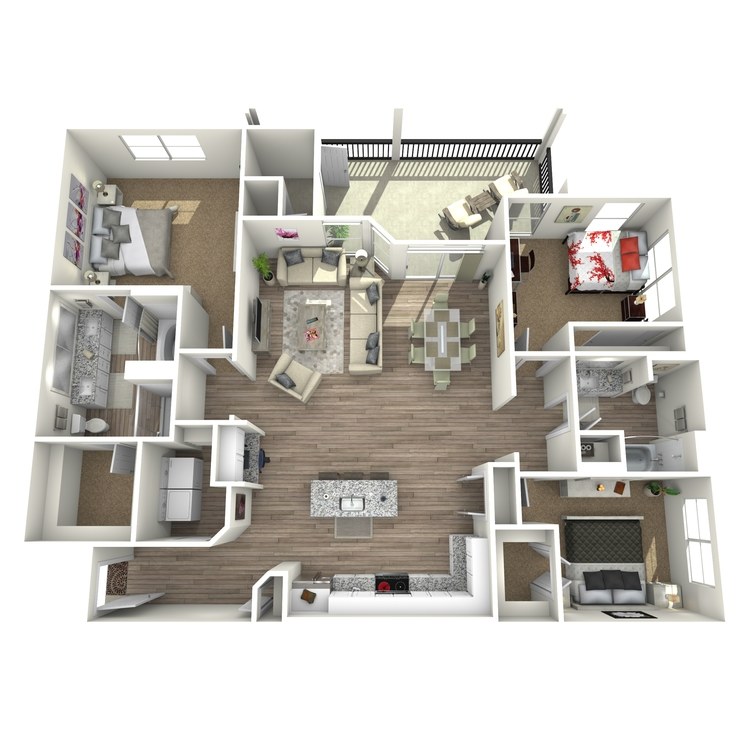 Floor plan image of Walnut