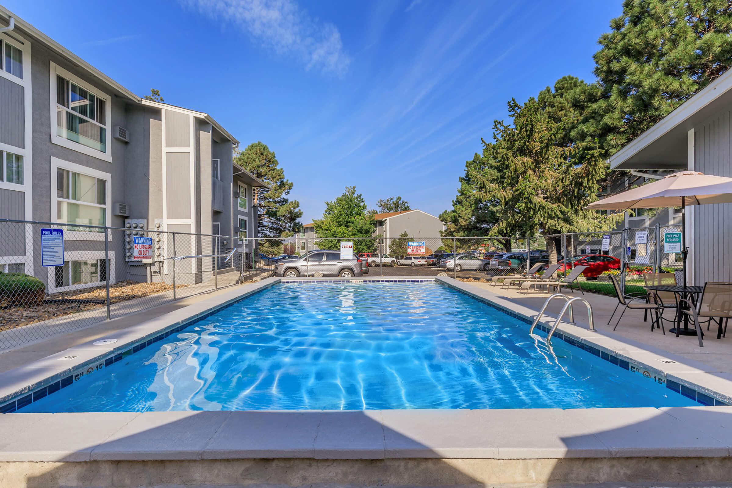 a large pool of water