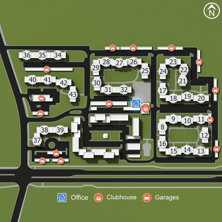 If you have a question regarding the relative location of an apartment home, please give us a call.