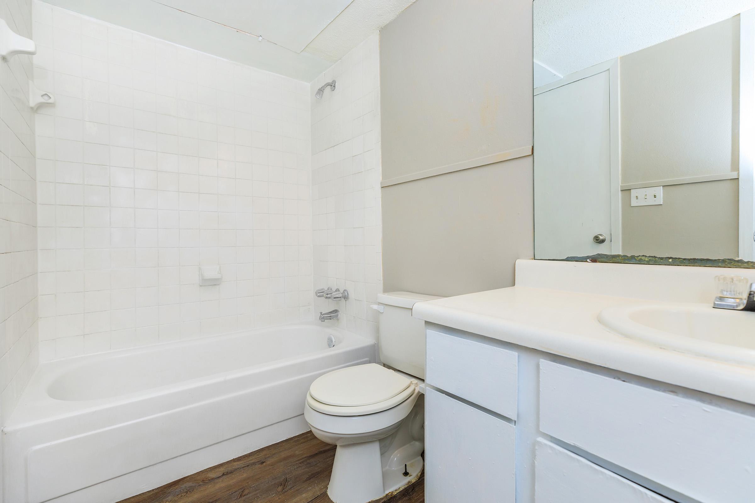 a close up of a sink in a small room