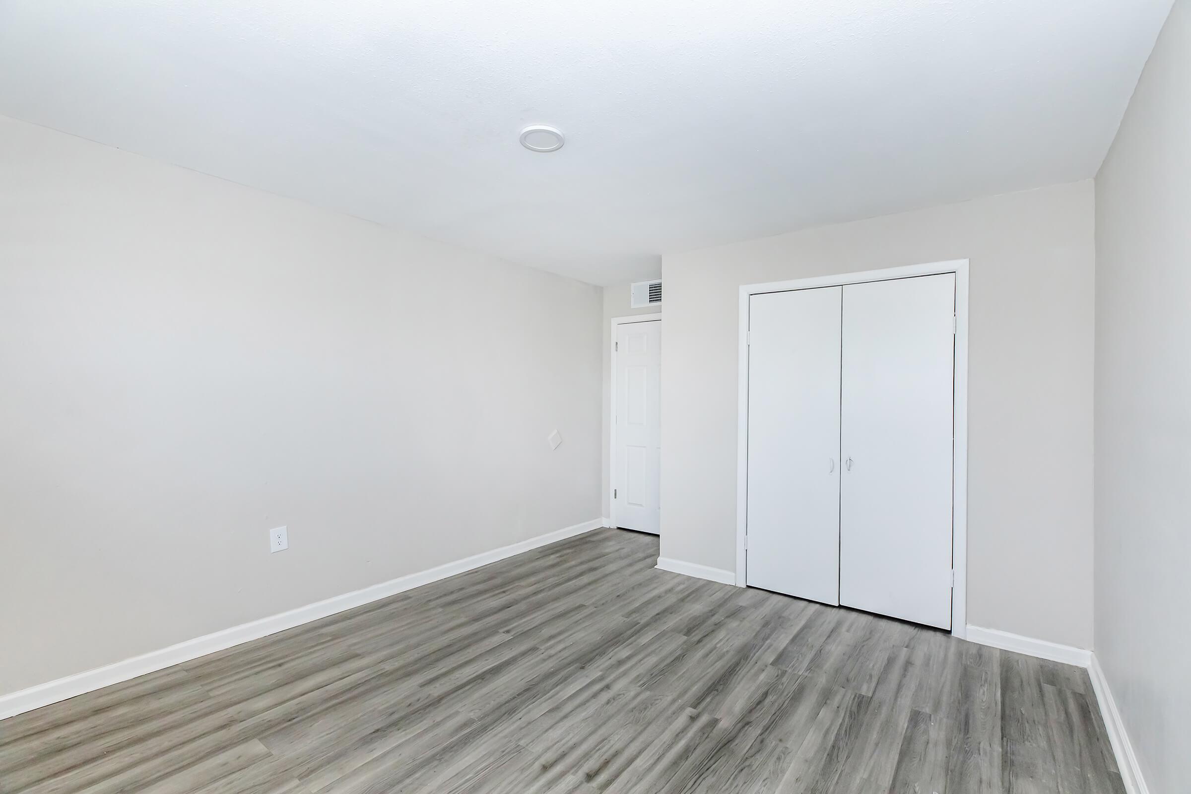 a room with a wooden floor