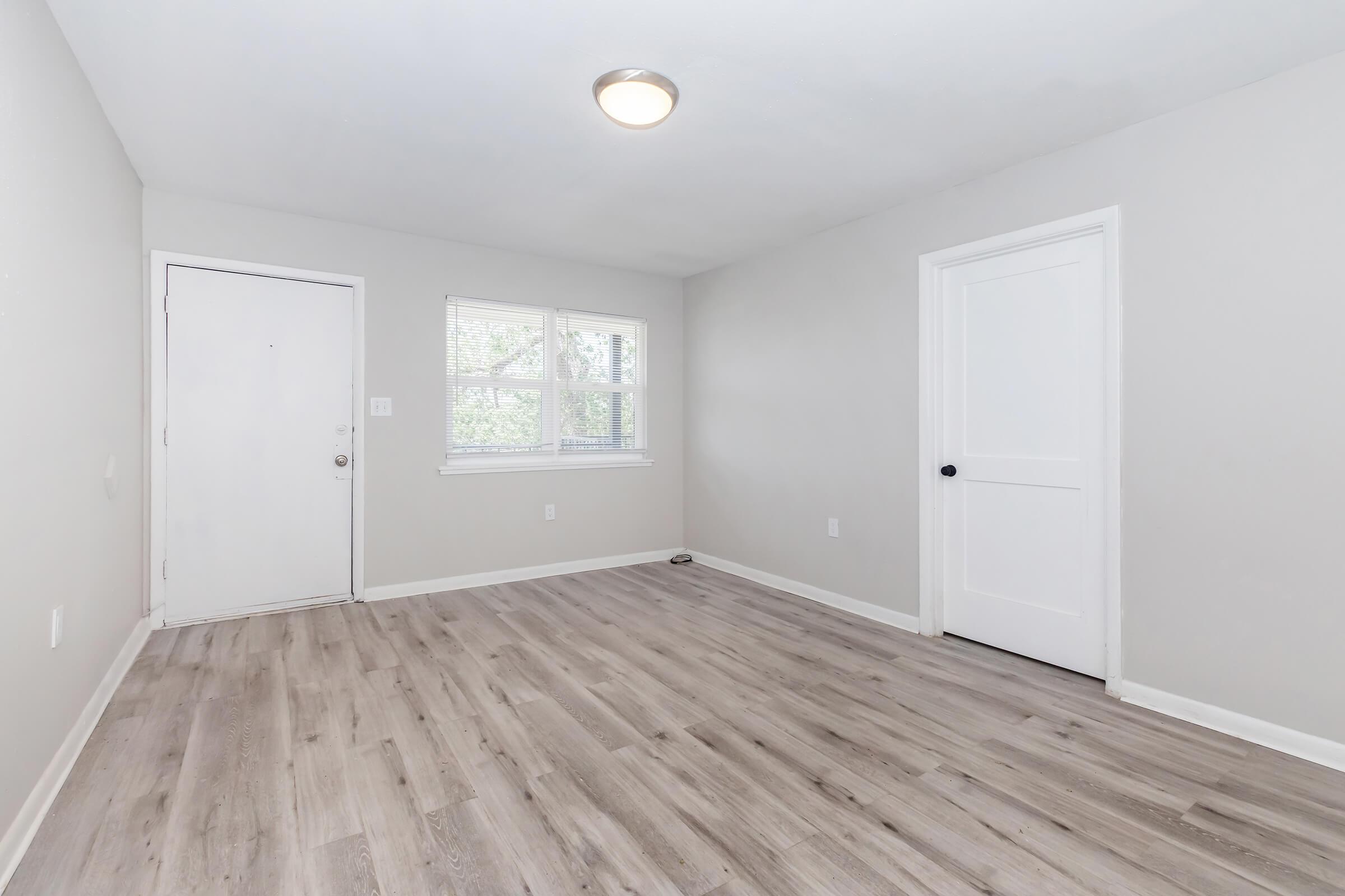 a room with a wooden floor