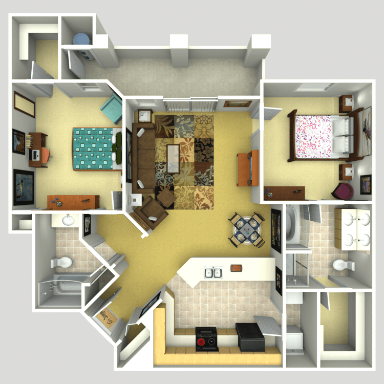 Floor plan image of Grier