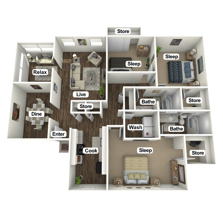 Floor plan image of The Dogwood
