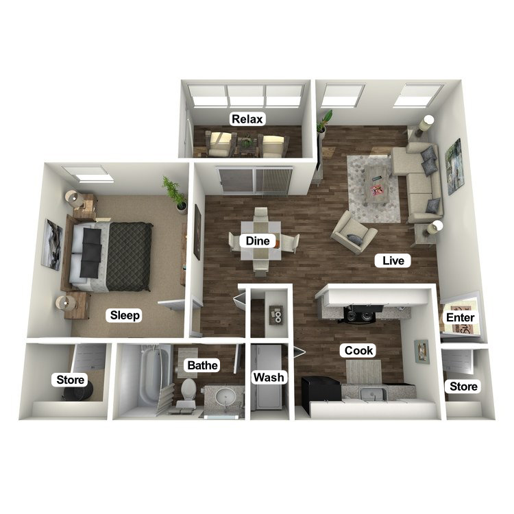 Floor plan image of The Mimosa