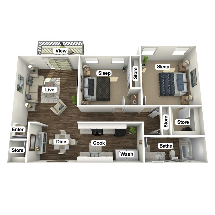 Floor plan image of The Juniper