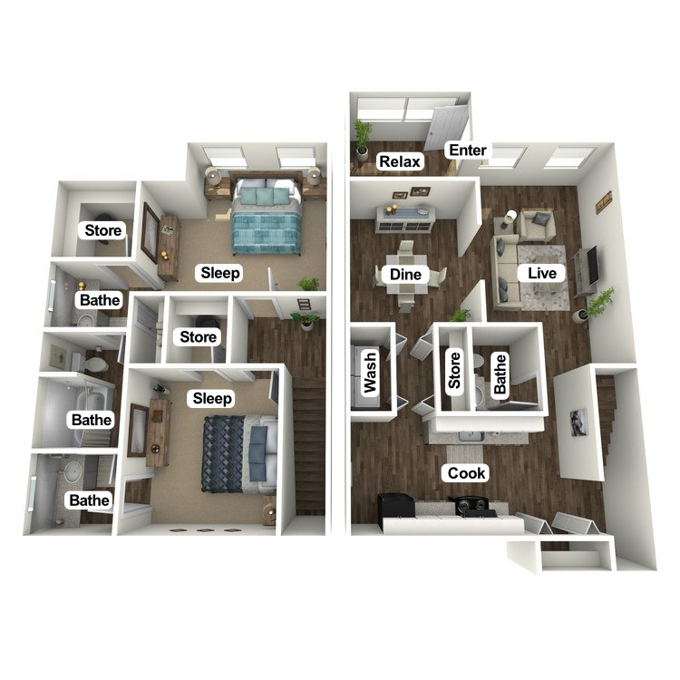 Floor plan image of The Magnolia